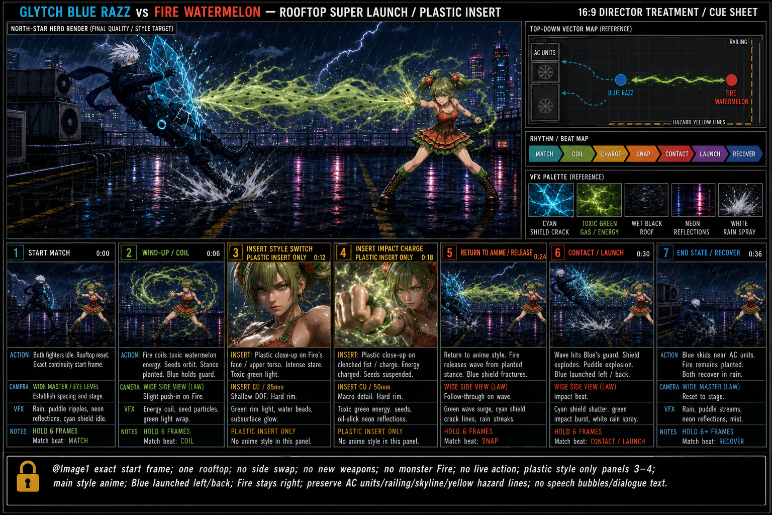 Corrected rooftop super launch director treatment board